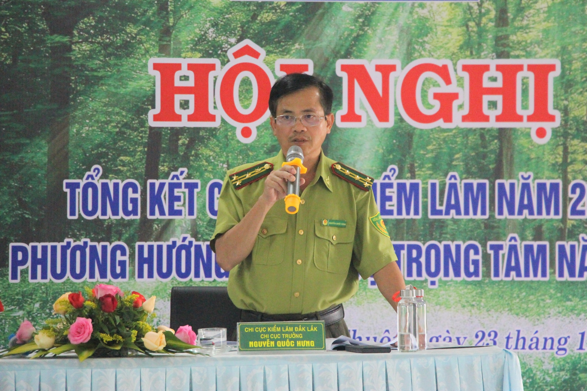 HỘI NGHỊ TỔNG KẾT CÔNG TÁC KIỂM LÂM NĂM 2022, PHƯƠNG HƯỚNG NHIỆM VỤ TRỌNG TÂM NĂM 2023.